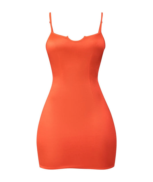 Silk Assassin Spaghetti Strap Orange